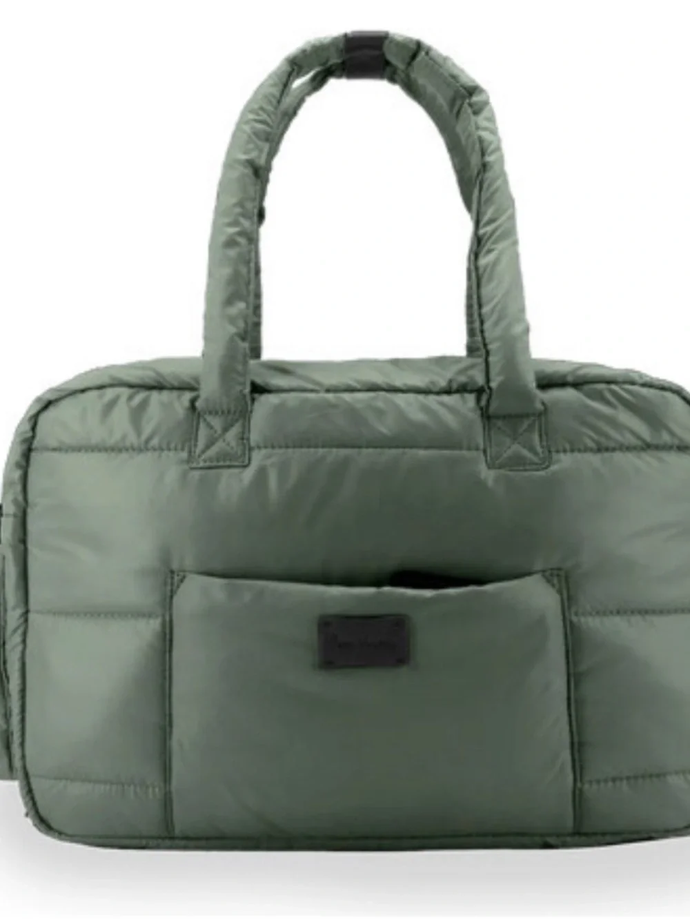 7am Quilted Olive Green Diaper Bag